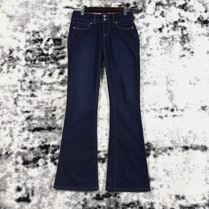 Paige Hidden Hills Jeans Womens Size 25 Dark Wash Flare Hippie Boho Revival 70s